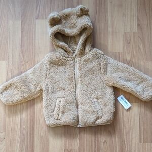 Old Navy Tan Teddy Bear Hoodie
